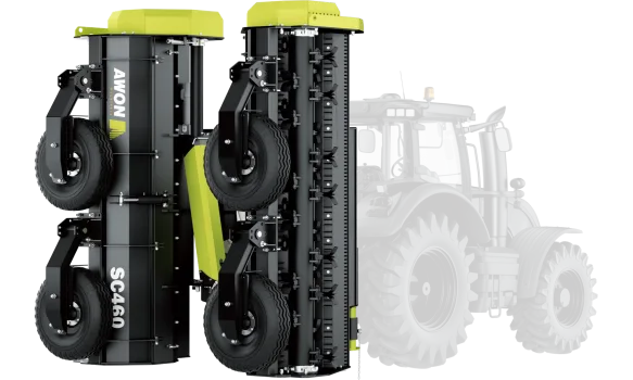 SC460 with wheel folded