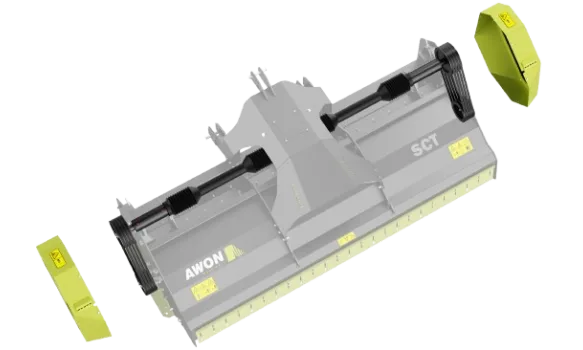 Bilateral belt no background